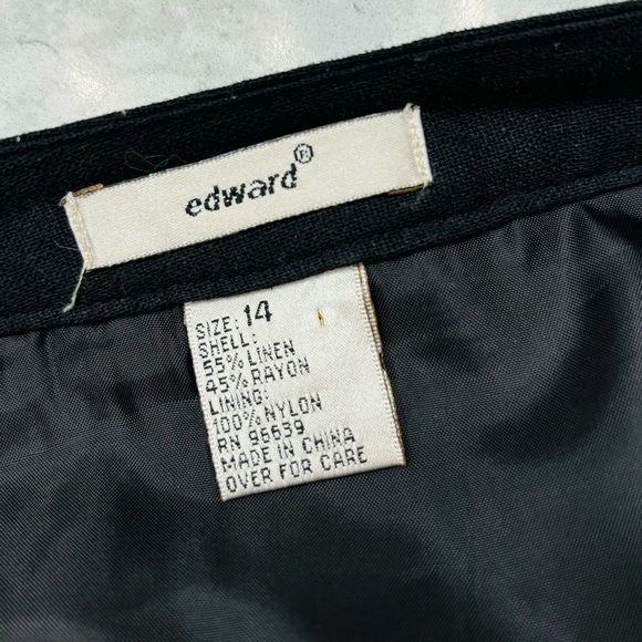 Vintage Edward Women’s 14 A-Line Embroidered Skirt - Picture 3 of 6